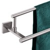 KOKOSIRI Hand Towel Holder Brushed Nickel Bathroom Rack 20-Inch Double