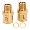 RISK Bike Pedal Extender Titanium Alloy Bicycle Pedal Extended Spindle