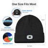 Bluetooth Beanie Headphone Hat with Light, Unique Tech Gifts for