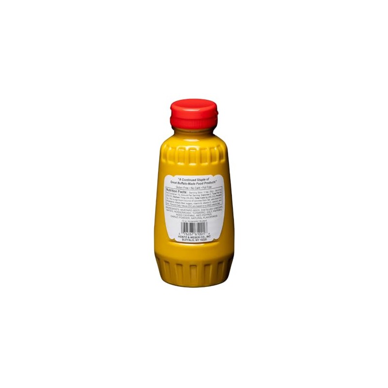 Buffalo's Own Weber's Brand Horseradish Mustard Squeeze Bottle 12oz.