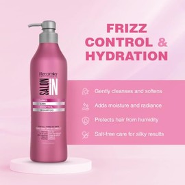 Salon In by Recamier | Liss Control Hair Shampoo Anti-Frizz | Control del Frizz Cuidado del Cabello | 33.8 fl oz / 33.8 fl oz