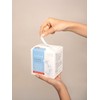 Organic 100% cotton cover vegan sanitary pad medium size 2