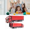 Pull Back Container Truck Toy High Simulation Plastic Alloy Container