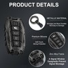 Heavy Duty Zinc Alloy Key Fob Cover for Toyota 2020–2024
