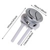 Dual Push Flushing Toilet Button Toilet Water Tank Button with