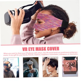 GRIRIW Vr Eye Mask Cover Pad Washable Elastic Sweatband for Comfortable Gaming Breathable Vr Headset Accessory for Men and Women During Exercise and Play