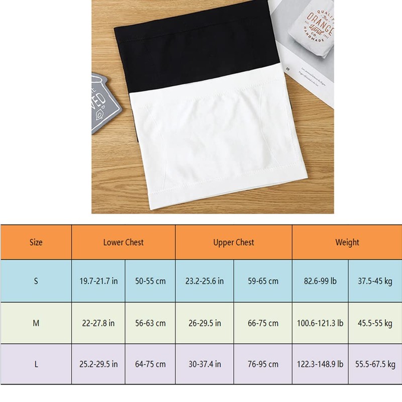 MeiLiZuRL Strapless Binder Women Lesbian Tomboy Elastic Flat Chest Compression