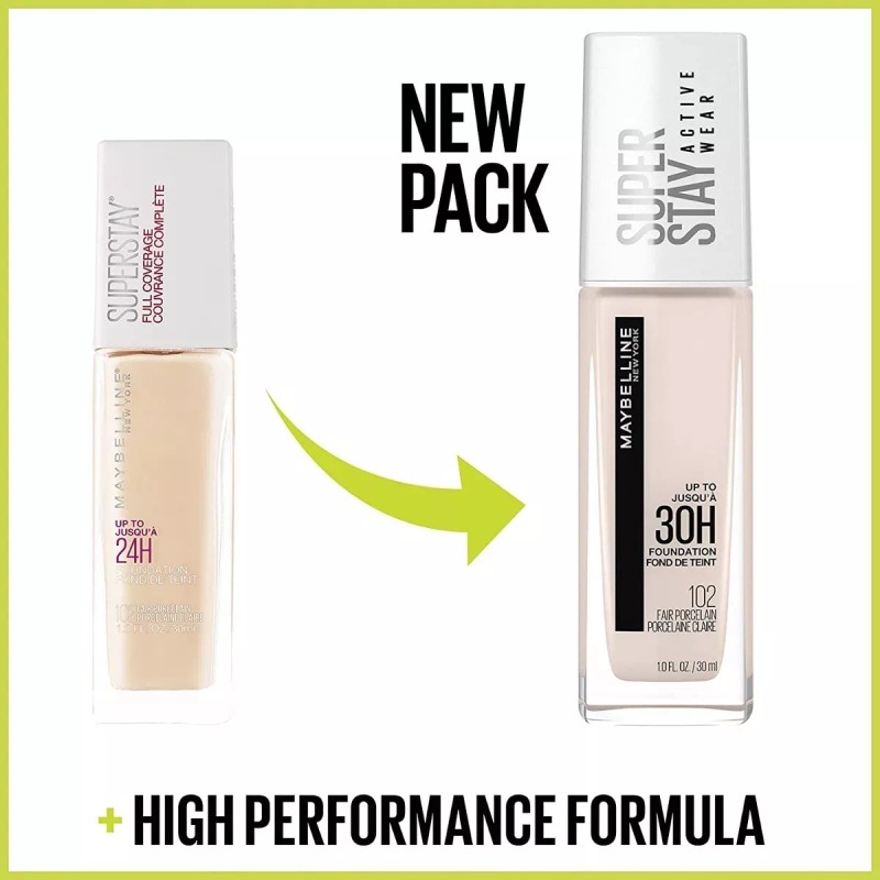 Maybelline Base De Maquillaje Maybelline 30h Full Coverage 30 Ml