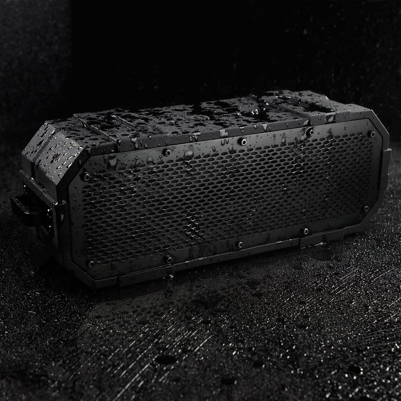 Pantrypoet Bluetooth Speaker with Stereo Sound - Portable Wireless Shockproof