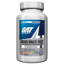 GAT Sport Men's Multi + Test, Premium Multivitamin Tablets (150 Count)