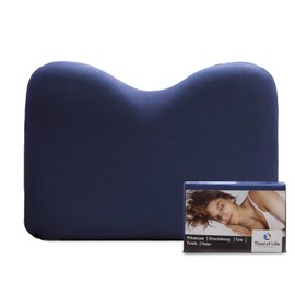 Cushion Cover Night Blue Single Pack, Perfect for Re-Charge & Recovery Pillows, Mako Cotton (Double Jersey), Non-Iron & Tumble Dryer-safe, Cushion Cover with Zip, Oeko-Tex Certified