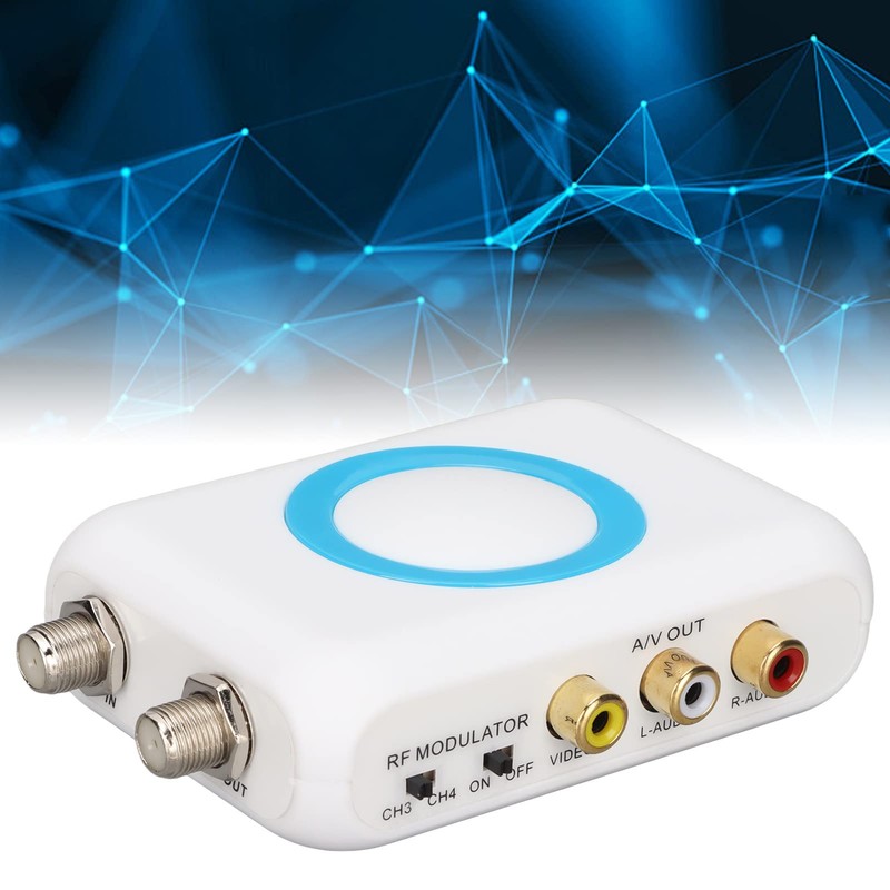 HDM66 RF Modulator, Support PAL NTSC Format Output to RF