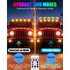 Keiurot Solar Cab Lights for Trucks Roof Lights, RGB 8