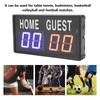 Bewinner Electronic Scoreboard, 5 Level LED Brightness Adjustment, Score Counter,