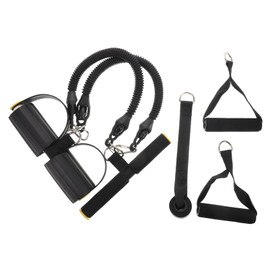 BESPORTBLE Elastic Pull Rope Workout Rope Leg Strap for Cable Machine Abdominal Workout Aid 50lb Resistance Band