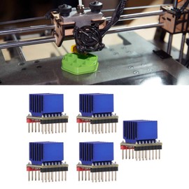 Stepper Motor Driver, TMC2209 V2.0 5 Sets Driver Module Ultra Quiet Stepper Motor Driver Module 2.5A Uart Nema17 Step Motor Driver Board Powerful 3D Printer Parts for TMC2208