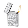 Soft Flame Metal Traditional Cigar Butane Lighter With Adjustable Flame