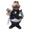 (D) Funny Cork Opener Fat Chef Figurine 7 Inches, Decorative