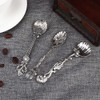Teaspoons, Vintage Style Cutlery Coffee Spoon Tea Spoons Antique Silver