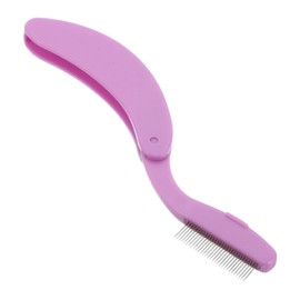 Ipetboom Eyelash Separator Comb Folding Eyelash Brush Metal Lash Brush Tool Eyebrow Separator Beauty Tool