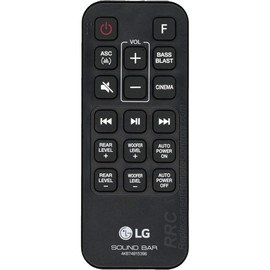 AKB74815396 Replaced Remote fit for LG Sound Bar SJ4R SJ4Y SJ4Y-S