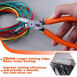 SPEEDWOX Plastic Nipper, Strong Plastic Nipper, Plane Nipper, Strong Nipper, Straight Blade, Spring Included, Strong Nipper, High Power Nipper, For Electricians, High Power Nipper, Long Wire Nipper,