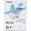 Rexel Superfine Display Book 20 Sheets A4 Clear