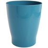 iDesign Round Plastic Waste Basket, The Franklin Collection – 7.7"