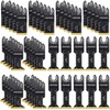 PECHAM 50PCS Titanium Oscillating Tool Blades, Universal Oscillating Multitool Blades