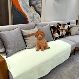 GRUENERDE Waterproof Bed Pads for Incontinence 55x39In Pastel Green Washable Bed Underpads Protection Non-Slip Pee Pads for Adults Pets Heavy Absorbency Mattress Pads