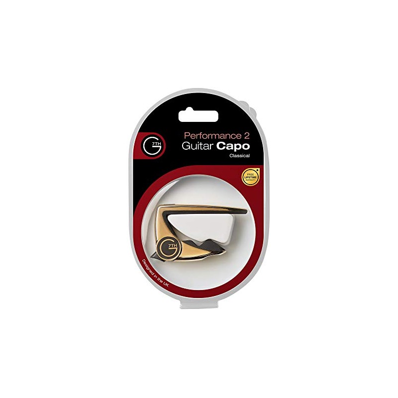 G7th Performance 2 Classical Capo, Gold Plated (G7P2CLGD)