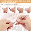 10Pcs Cuticle Pusher Cutter and Remover, Professional Double Ended Stainless