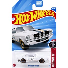 Hot Wheels '67 Shelby GT500 [White] Mustang 60 3/5, 161/250, 1:64 Scale Diecast Car