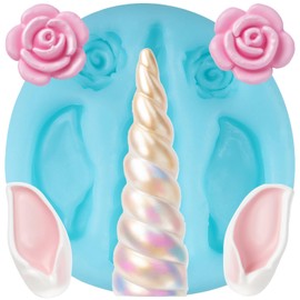 Unicorns Fondant Mold Unicorns Horn Ears Silicone Molds