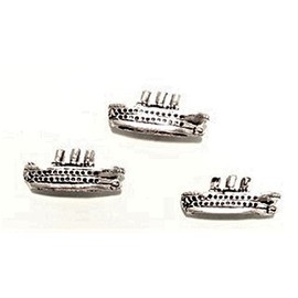 Cruise Ship Decorative Push Pins, 15 Pieces, Silver