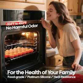 Jalopink 2-Pack Silicone Muffin Pan for Baking – Standard 12-Cup Nonstick Cupcake Pan with Handle, Food-Grade Certified, Odorless, BPA-Free, Silicone Baking Mold for Muffins, Egg Bites, Cupcakes