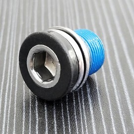 Young Wolf 4PCS Bicycle Crank Arm Bolts E-Bike M15 ISIS Crank Screws Compatible with Bosch E-Bike Drives Brose E-Bike Drives