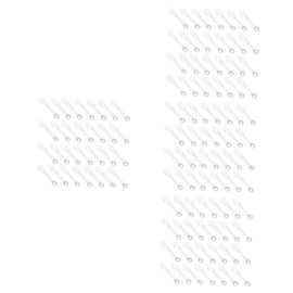 FOMIYES 4sets Cosmetic Spoon for Women Makeup Spatula Smooth Surface Face Cream Applicator Mini Spatula for Cosmetics Beauty Tool 50pcs*4