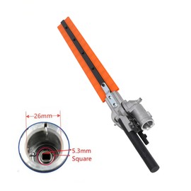 Hedge Trimmer Attachment, Trimmer Blade Attachment Replacement Parts for Brush Cutters Garden String Trimmers Compatible with 26mm Diameter Shaft