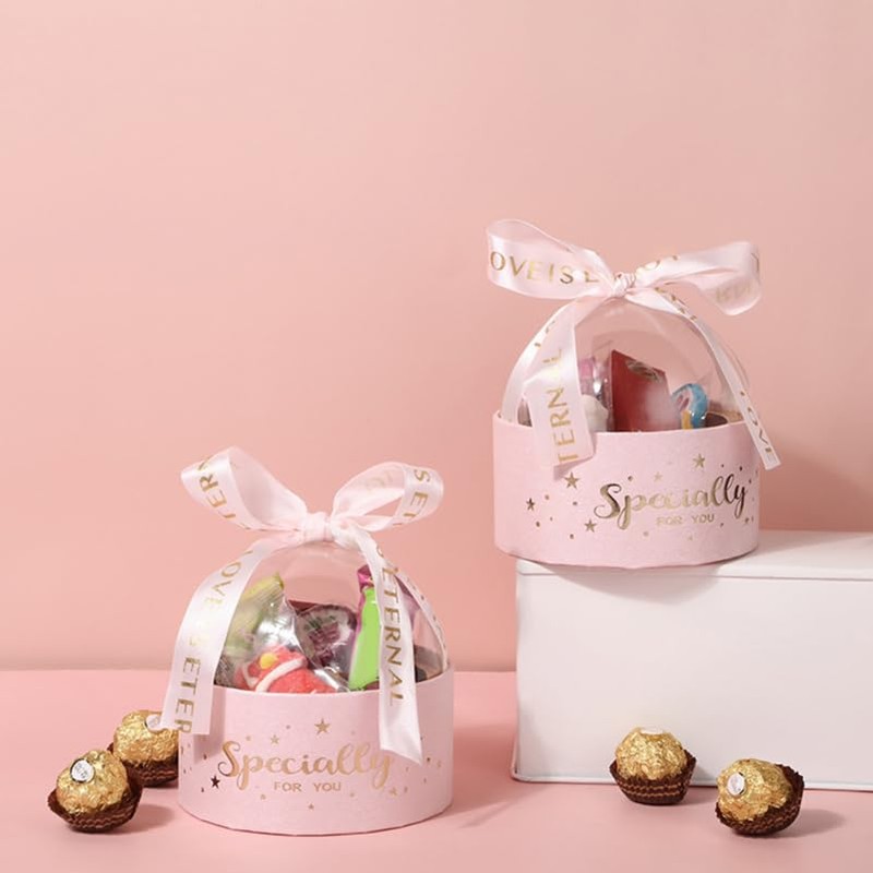 CALLARON 2 PCS Candy Box Sweet Bucket Wrapping Bucket Case