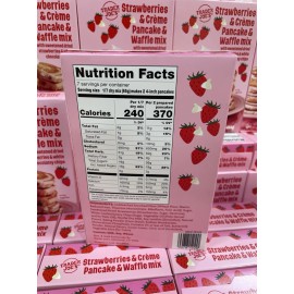 Trader Joe's Strawberries & Crème Pancake & Waffle Mix Delicious