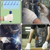 White Safety Work Glove Knitted Cotton Heavy Duty Gardening Factory