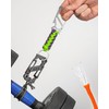 KeyUnity Carabiner Paracord KC00 Keychain Multi-functional 【Ruler・Bottle Opener・Screwdriver・Wrench】 Braided Stylish