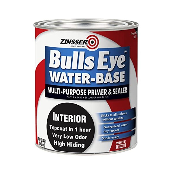 Zinsser Zinsser 02244 Bulls Eye Water-Base Primer and Sealer, Quart,