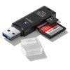 USB3.0 Micro SD Card Reader, 5Gbps 2-in-1 SD Card Reader