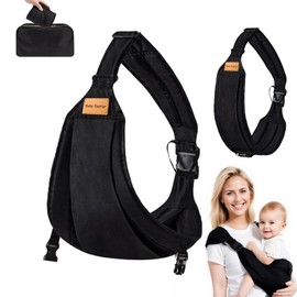 Baby Sling Baby Carrier Side Sling Baby Newborn Adjustable Hip Carrier Baby Ergonomic from 0 to 36 Months Toddlers up to 20 kg (Fabric Variant)