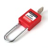 POFET 2PCS 38mm / 1.5inch Lockout Tagout Locks, Safety Padlock,Plastic
