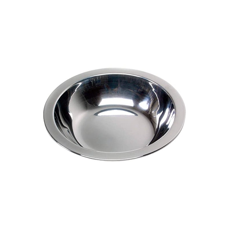 Relags stainless steel plate plate, Unisex, Edelstahlteller, Silver, 20.5 cm