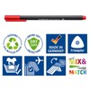 Staedtler Fineliner Pens - triplus - Blue Ink - Pack