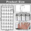 35 Pockets Over the Door Shoe Organizer, Breathable Mesh Hanging